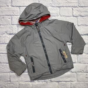 Naartjie Kids Zip up Hooded Jacked in Grey